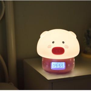 China LCD Display 50000h Kids Alarm Clock 450g Intelligent Pig design supplier