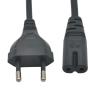 China EU電源コード 2.5A ヨーロッパ2ピン電源ケーブル 250V IEC C7 Figure 8 電源コード 家庭用電化製品 ホテル キッチン用 wholesale