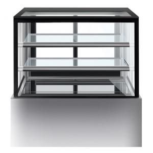 China 1800mm Two Layers Refrigerated Cake Cabinet Fan Forced Ventilation supplier