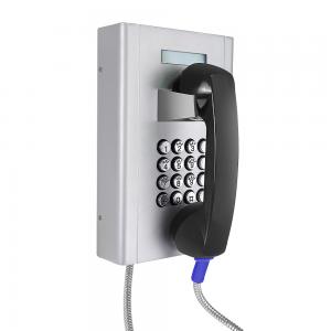 China Cold Rolled Steel Vandalism Resistant Analog Telephone For Hospital supplier