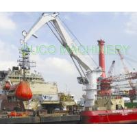 China 5 Ton Knuckle Boom Jib Crane High Reliability For Loading Cargoes Application on sale