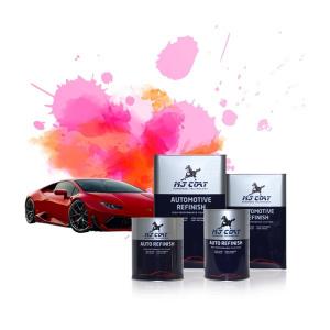 China ISO14001 Fast Drying Automotive Top Coat Paint Matte Black Car Paint supplier