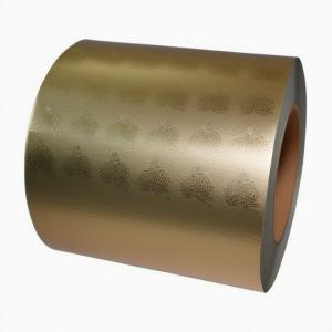 China Golden Embossing Metalized Paper Cigarette Innerliners For Tobacco supplier