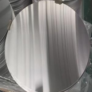 China Silver ASTM 1050 H22 Aluminium Discs Circles 1500mm For Cookware supplier
