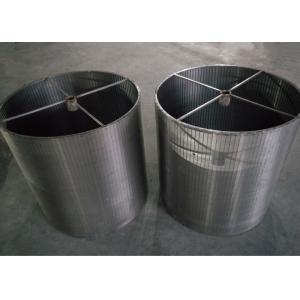 Reverse Profile V Wire Screen / Wedge Wire Screen For Petroleum Industry