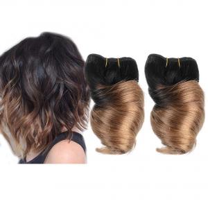 China Brazilian Spring Curl Hair Weaves 3pcs/Lot 100g/pc 100% Human Hair Weft T1B/27 supplier