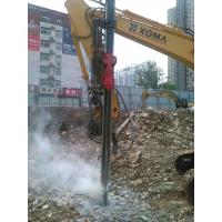 China Excavator Mounted Hard 12 M Rock Drilling Rig on sale