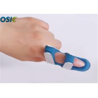 China Blue Dislocated Finger Splint , Wound Dressing Type Orthopedic Finger Splint on sale
