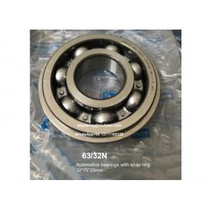 63/32N automotive bearings non-standard ball bearings with snap ring for car repair 32x75x20mm