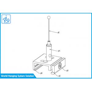 Durable Versatile Wire Suspension Hanging Kit Brass Steel Aluminum Material