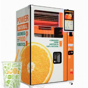 Food Juice Self Vending Machine Automatic Orange Juice Maker Commercial 1100W