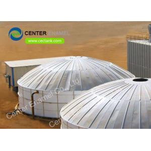 China NSF 61 Approved Glass Fused To Steel Potable Water Storage Tanks With FRP Roofs supplier