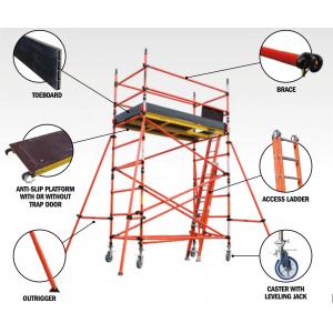 Portable Insulation Scaffolding / High Safety Leight -Weight Insulated Scaffolding