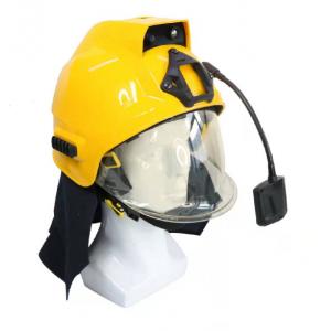 Fire Fighter Helmet ABS IR Thermal Image Camera SOS Alert With Command Software VMS