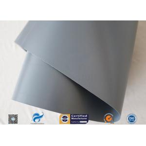 Waterproof Fire Resistant 300g Gray PVC Coated Heat Resistant Fiberglass Fabric