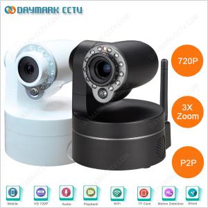 China Home Indoor 3X Optical Zoom Lens Wireless IP PTZ Camera with IR-Cut supplier