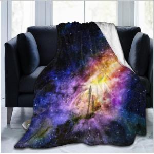 China Customized Design Digital Printing Polyester Flannel Blanket supplier