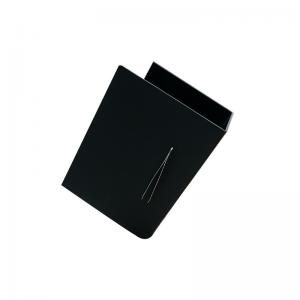 U-Shape Acrylic matte black beauty salon eyelash mattress uses tools box magnet organizer