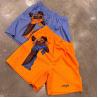 China Customized Labels Men's 2 Piece Mesh Shorts Custom Shirt and Shorts Set in 100% Cotton wholesale