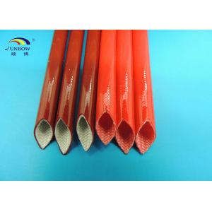 China 200℃ High Temperature Resistant 4KV Silicone Coated Fiberglass Sleeving for Transformers supplier