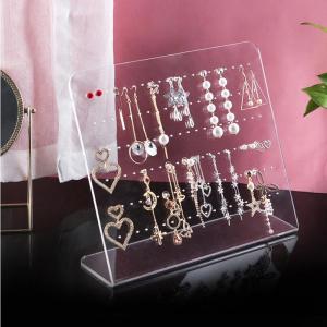 China Clear Acrylic Jewelry Display Holder Stand Earring Jewelry Necklace Display Stands supplier