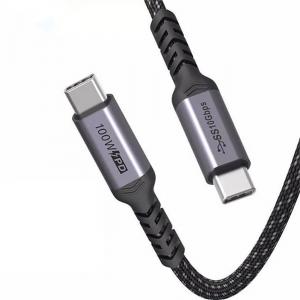 USB PD Cable 5A 100W USB3.1 C Male To C Male E Marker