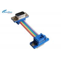 D-SUB 9Pin IDC Connector Computer Ribbon Cable , 28awg IDC Flat Ribbon Cable
