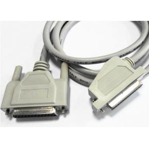 Copper Conductor Parallel Printer Cable Angled D - SUB 25 PIN Female Connector