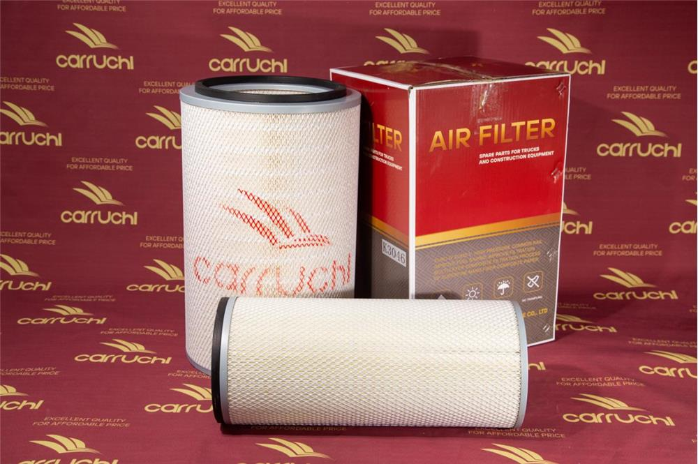 China Filtro de aire del motor K3046 para FAW DONGFENG FOTON Auman Repuestos del motor Resistencia a la temperatura supplier