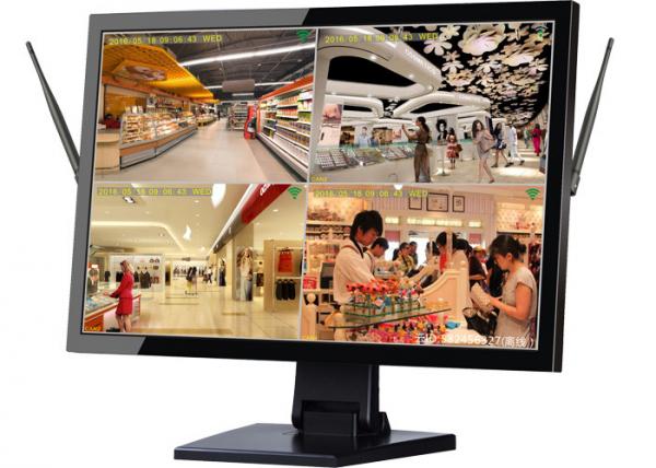 All In One 22 inch Wireless CCTV LCD Monitor Support 4 / 8 CH Video Input