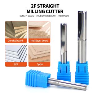 China High Quality Solid Carbide CNC Milling Cutter Bits Wood Spindle Router Straight Bit-Custom ODM Support Price wholesale