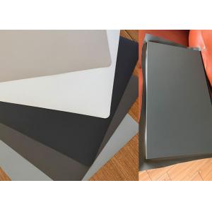Grey Solid Color Super Matte PVC Decorative Foil Roll For Membrane Doors Cover