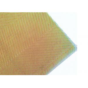 Custom Gold Color Aechitectural Wire Mesh For Making Lamp Cover Shades