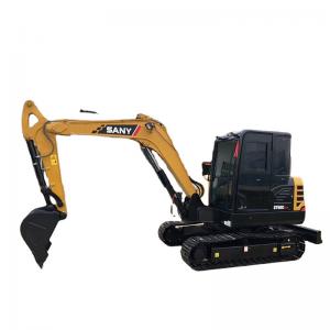 Used Mini Crawler Hydraulic Excavator Sany SY60C Pro 6 Ton Backhoe Excavator
