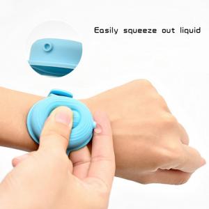 China Wearable 10ml Wrist Bands Hand Sanitizer 75% Alcohol supplier