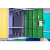 China ABS Material Keyless Plastic School Lockers 4 Comparts 1 Column Safety / Ventilation wholesale