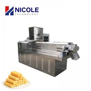 Automatic Core Filling Turnkey Corn Puff Production Line Double Screw Extruder