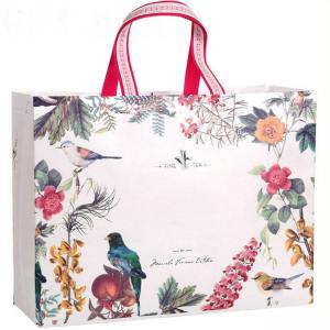 China Printed Reusable Shopping Bags Custom Logo Recycle Gift Durable Shopping Bag supplier