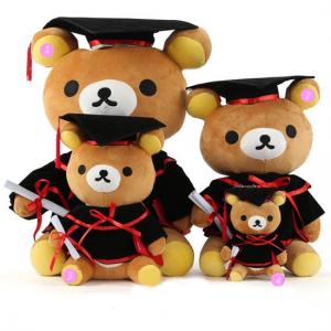 China Doctor Graduation Plush Teddy Bear For Graduation Celebration 30cm supplier