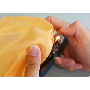 Fire Retardant Spunlace Nonwoven Fabrics / Polyester Viscose Fabric For Wet Wipes