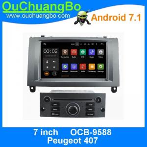 Ouchuangbo car audio 7 inch digital screen Peugeot 407 with gps navigation dual zone digital television (Optional)