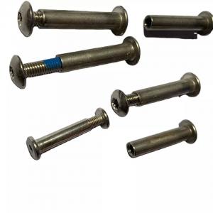 Top Quality Fastener SS304 A2 Stainless Steel Binding Post Barrel Nut Male And Female Screw