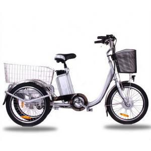 China Aluminum Alloy Frame Adult Size Tricycle 250W Electric Powered Tricycle supplier