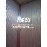 China Opaque Architectural Wire Mesh Fabric, Channel Mesh Decorative Woven Metal, Elevator Cab Interior Wall Cladding wholesale