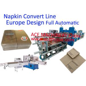 China Fully Automatic Non Woven Napkin Machine Production Line With Packaging Machine supplier