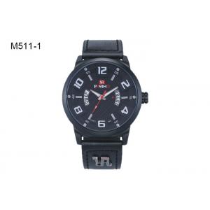 China BARIHO Men's Quartz Watch Sport PU Leather Waterproof  Mens Watch M511 supplier