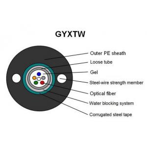 China Telecommunication cable of Armored Fiber Optic Cable Sm 2-12 core for Outdoor Using supplier