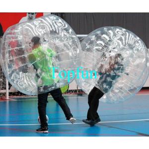 Football Bouncer Play Inflatable Body Bumper Ball , Competitive Games Body Bumper Roll
