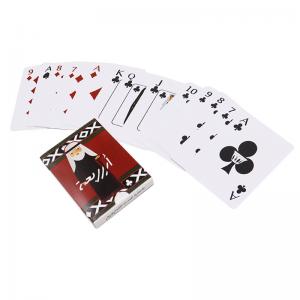 China Cartoon Waterproof Plastic Playing Cards 54pcs With Normal Tuck Box Lamination supplier