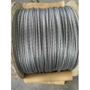 1* 7 1*19 Galvanized Steel Guy Wire Cable Reducing Distortion And Construction Weight